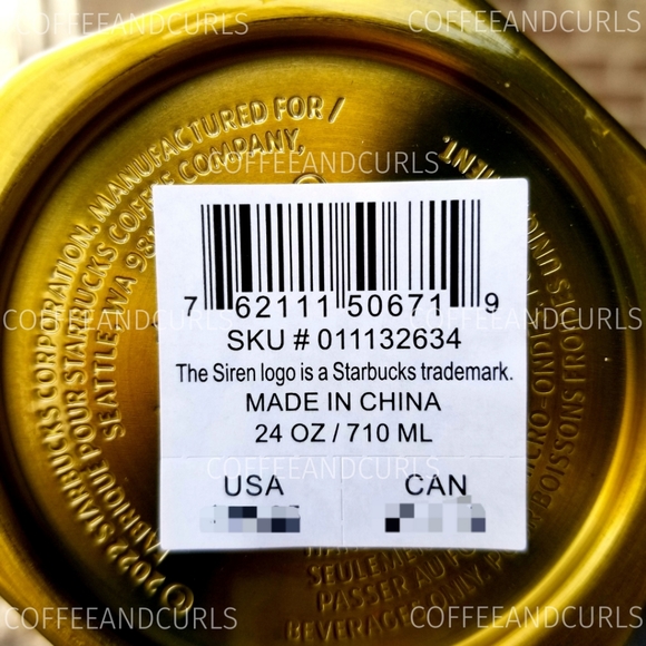 Starbucks Ombre Mango Stainless Steel Cold Cup Tumbler 24oz Venti NWT - Picture 11 of 11